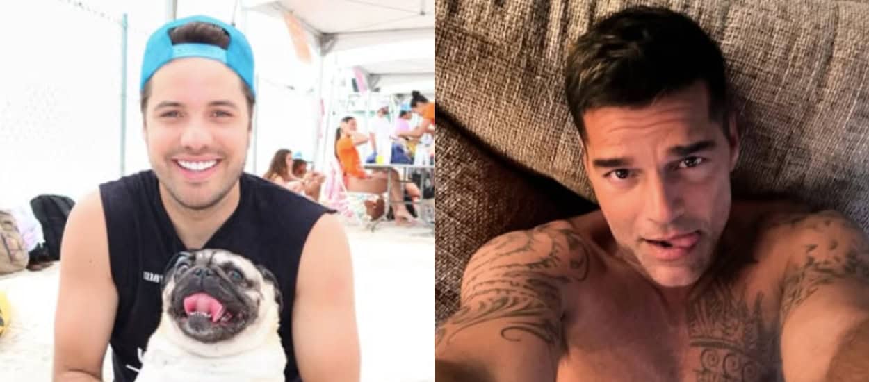 William Valdéz y Ricky Martin, famosos del espectáculo - Foto: IG